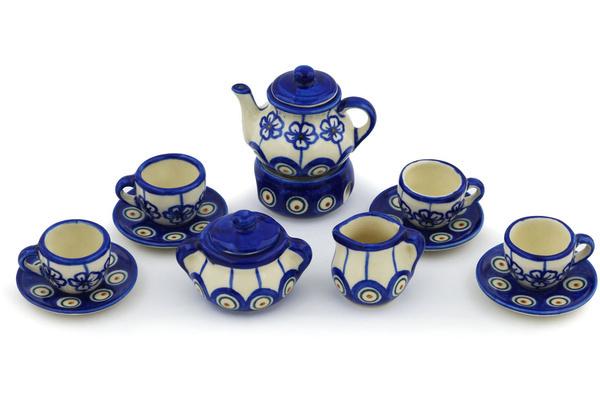 Miniature Tea Set - Color Palette Polish Pottery