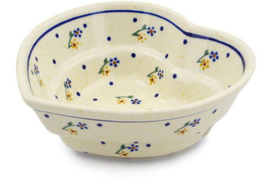 Blue Rose Polish Pottery  Country Meadow Small Mixing Bowl